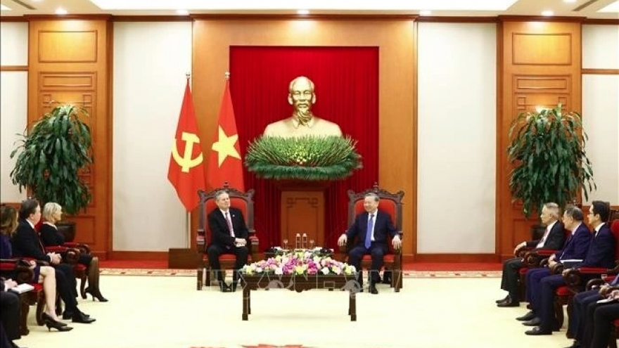 Party Secretary General To Lam reaffirms US as key partner of Vietnam